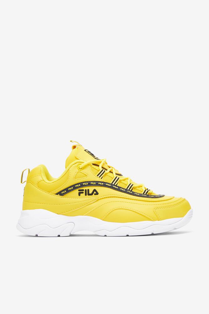 Fila Ray Repeat Trainers Yellow - Mens - 35460PUGW